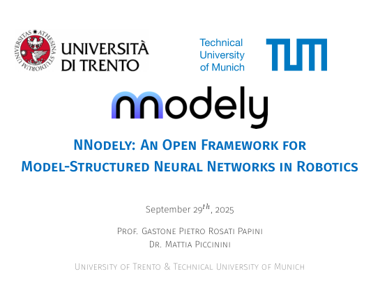 NNodely: An Open Framework for Model-Structured Neural Networks in Robotics